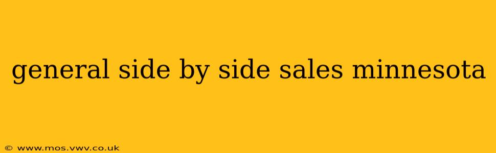 general side by side sales minnesota