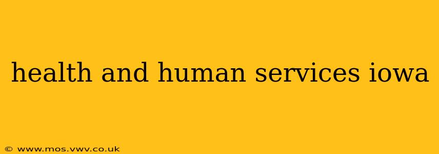 health and human services iowa