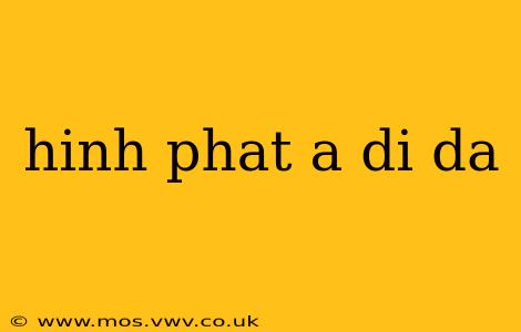 hinh phat a di da