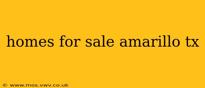 homes for sale amarillo tx