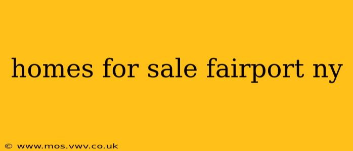homes for sale fairport ny