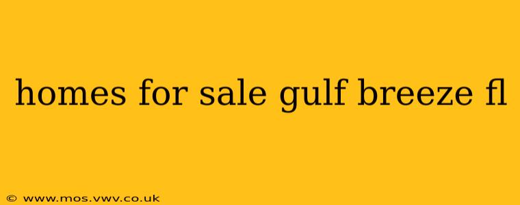 homes for sale gulf breeze fl