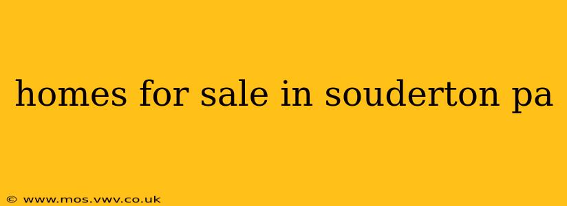 homes for sale in souderton pa