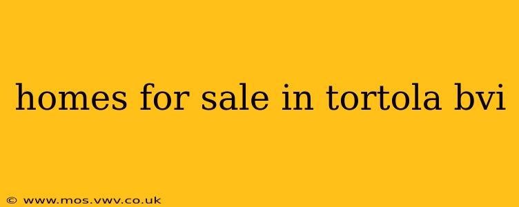 homes for sale in tortola bvi