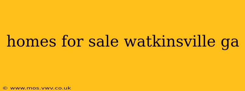 homes for sale watkinsville ga
