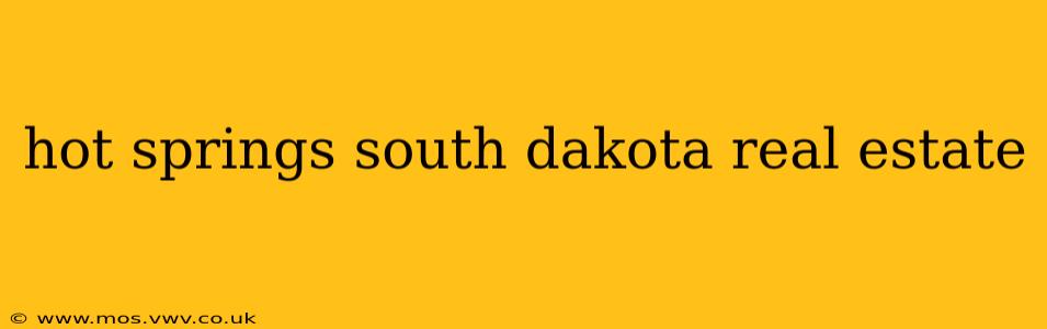hot springs south dakota real estate