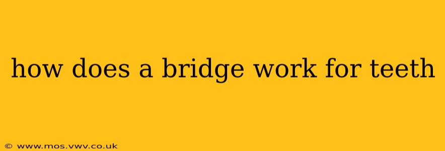 how does a bridge work for teeth
