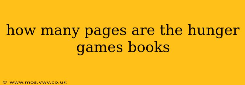how many pages are the hunger games books