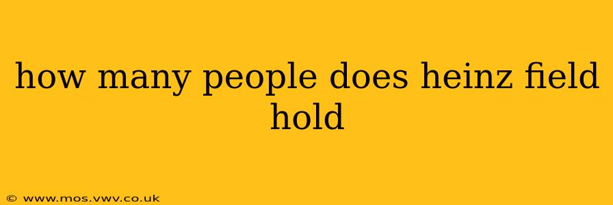how many people does heinz field hold