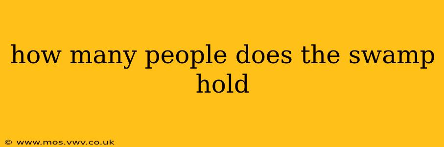 how many people does the swamp hold