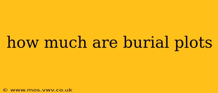 how much are burial plots