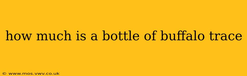 how much is a bottle of buffalo trace