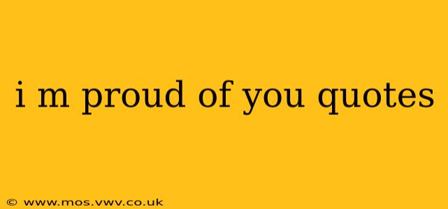 i m proud of you quotes
