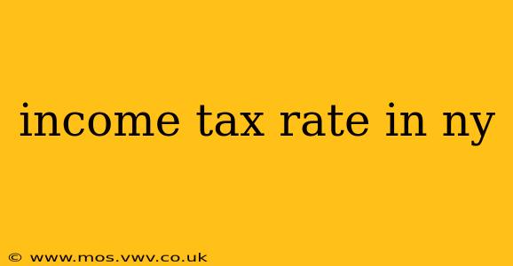income tax rate in ny