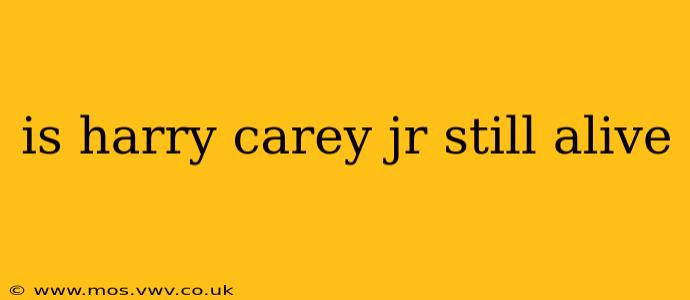 is harry carey jr still alive