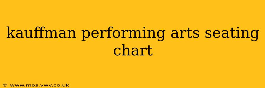 kauffman performing arts seating chart