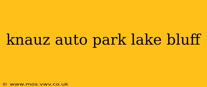 knauz auto park lake bluff
