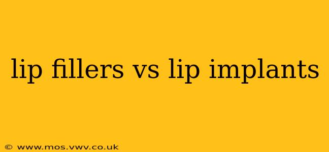 lip fillers vs lip implants
