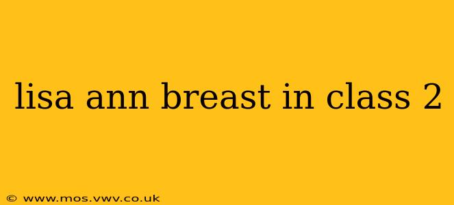 lisa ann breast in class 2 lisa ann breast in class 2
