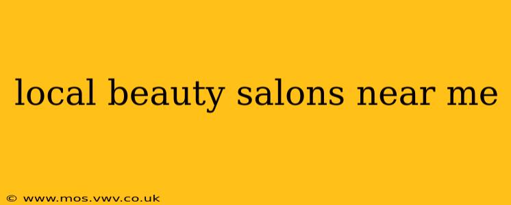 local beauty salons near me