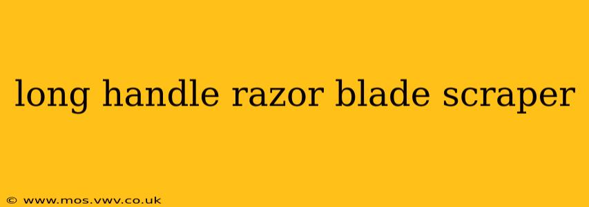 long handle razor blade scraper