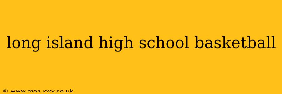 long island high school basketball