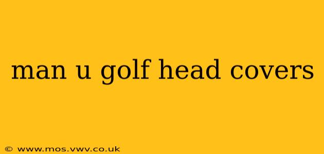 man u golf head covers