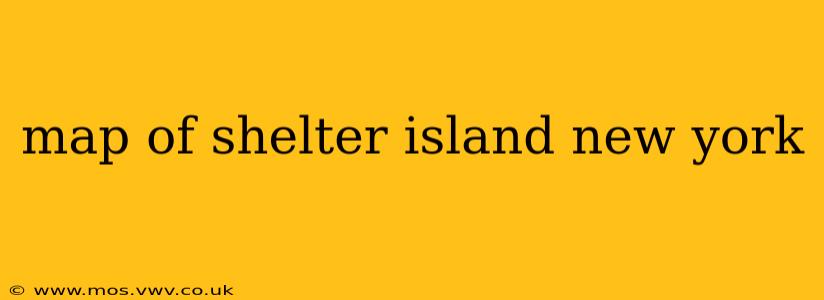 map of shelter island new york