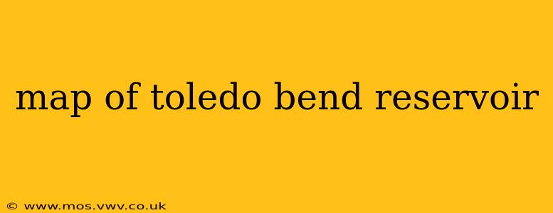 map of toledo bend reservoir