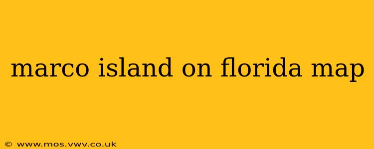 marco island on florida map