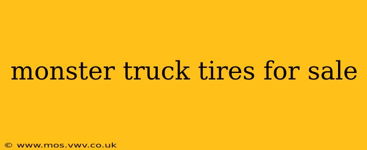 monster truck tires for sale