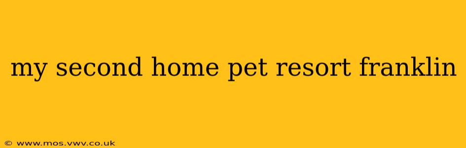 my second home pet resort franklin