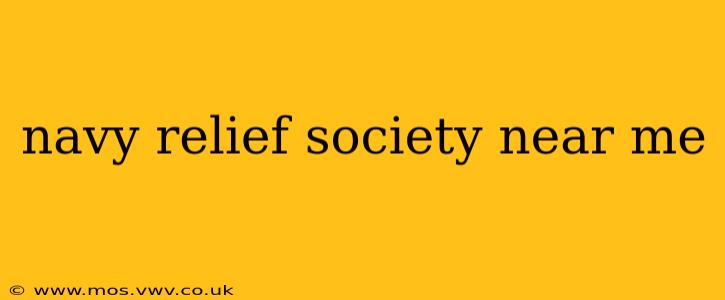 navy relief society near me