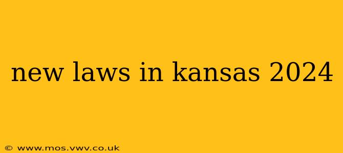 new laws in kansas 2024