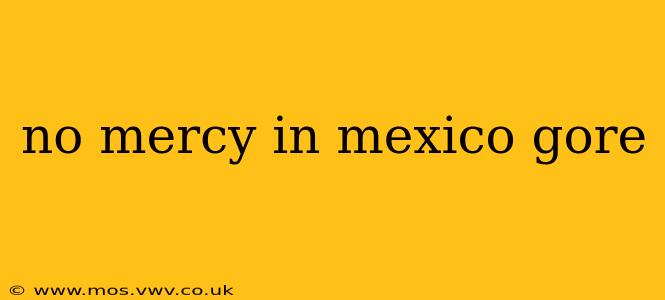 no mercy in mexico gore
