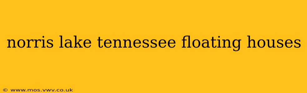 norris lake tennessee floating houses