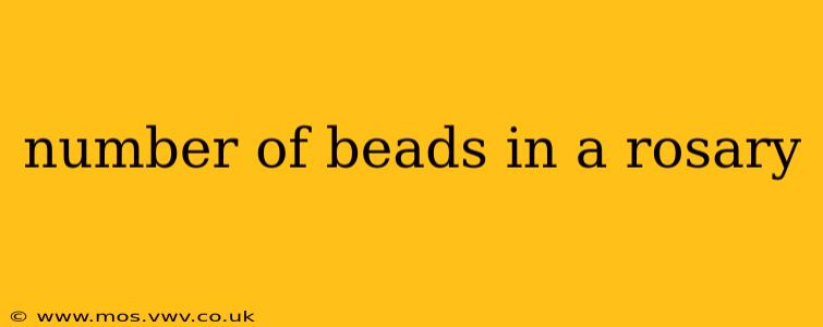 number of beads in a rosary
