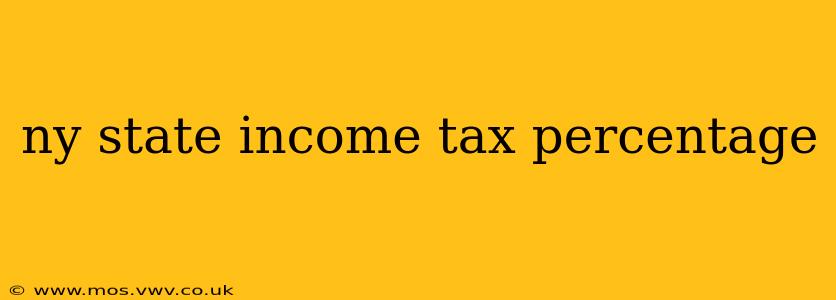 ny state income tax percentage