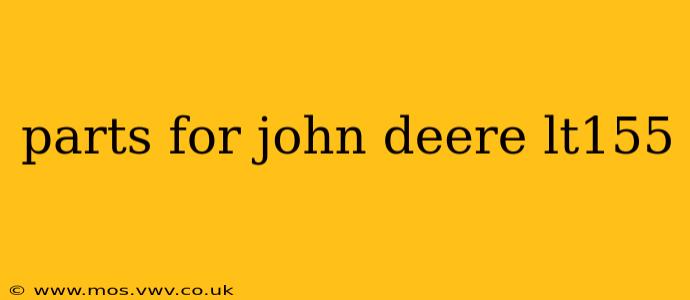 parts for john deere lt155