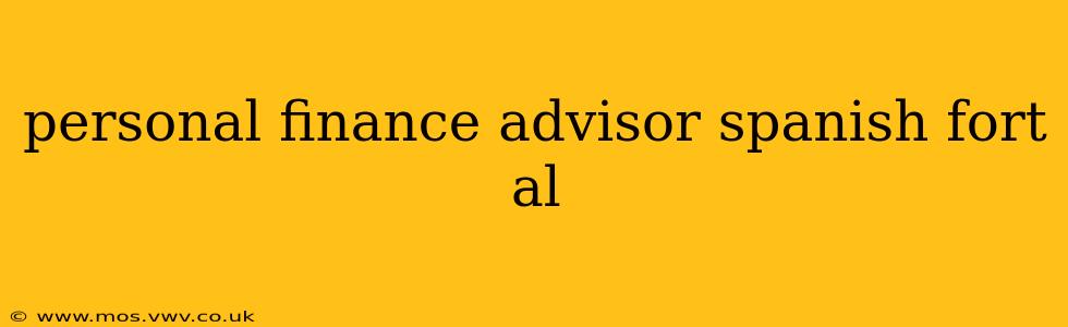 personal finance advisor spanish fort al