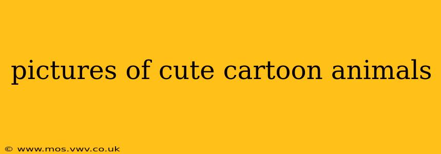 pictures of cute cartoon animals