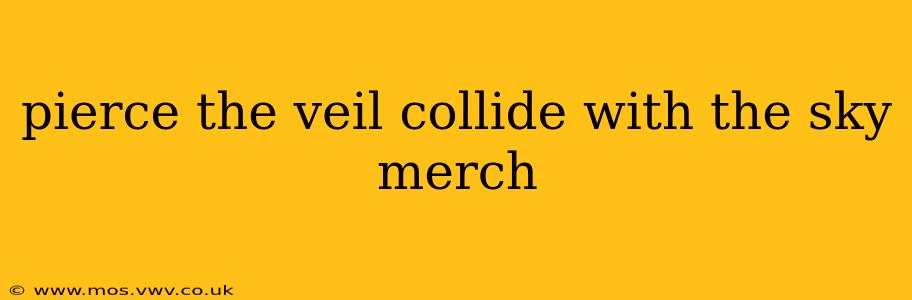 pierce the veil collide with the sky merch