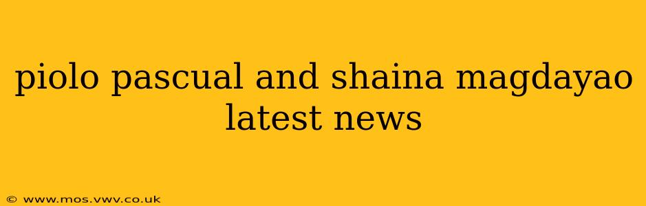 piolo pascual and shaina magdayao latest news