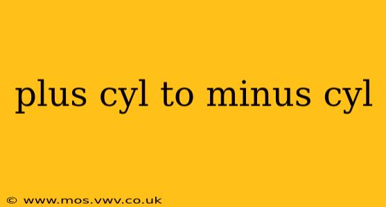 plus cyl to minus cyl