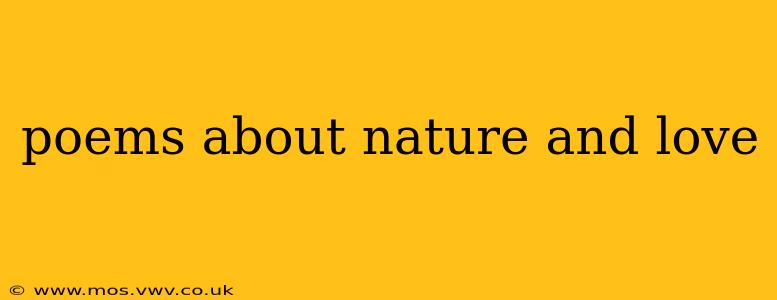 poems about nature and love