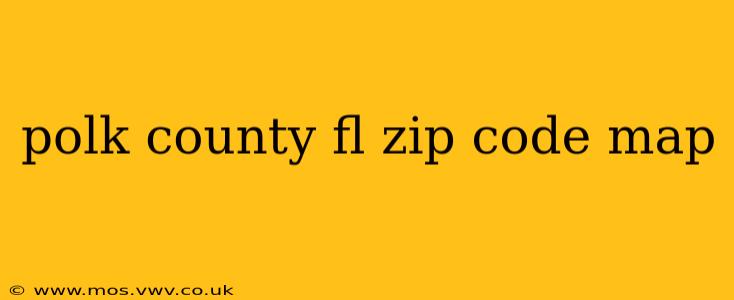 polk county fl zip code map