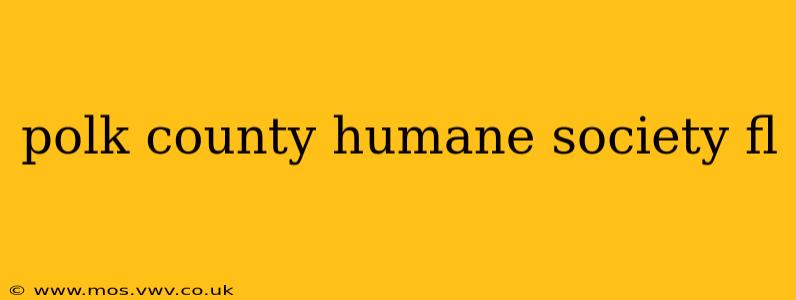 polk county humane society fl
