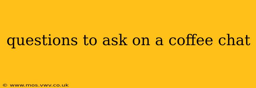 questions to ask on a coffee chat