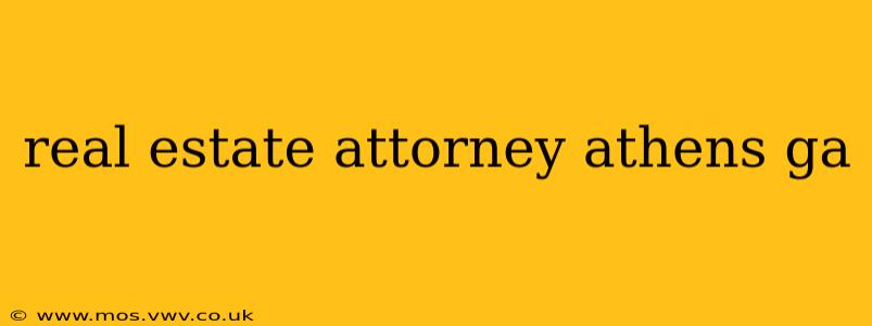 real estate attorney athens ga