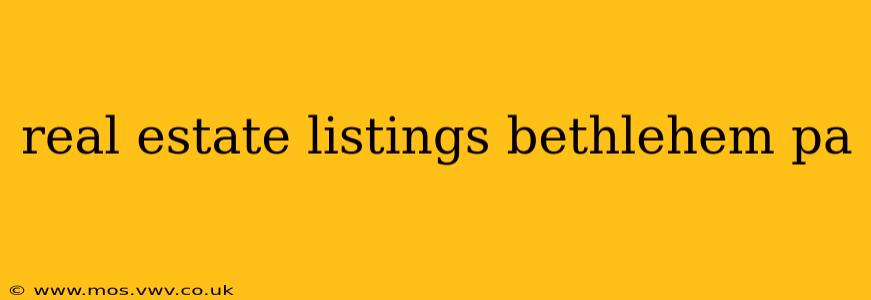 real estate listings bethlehem pa